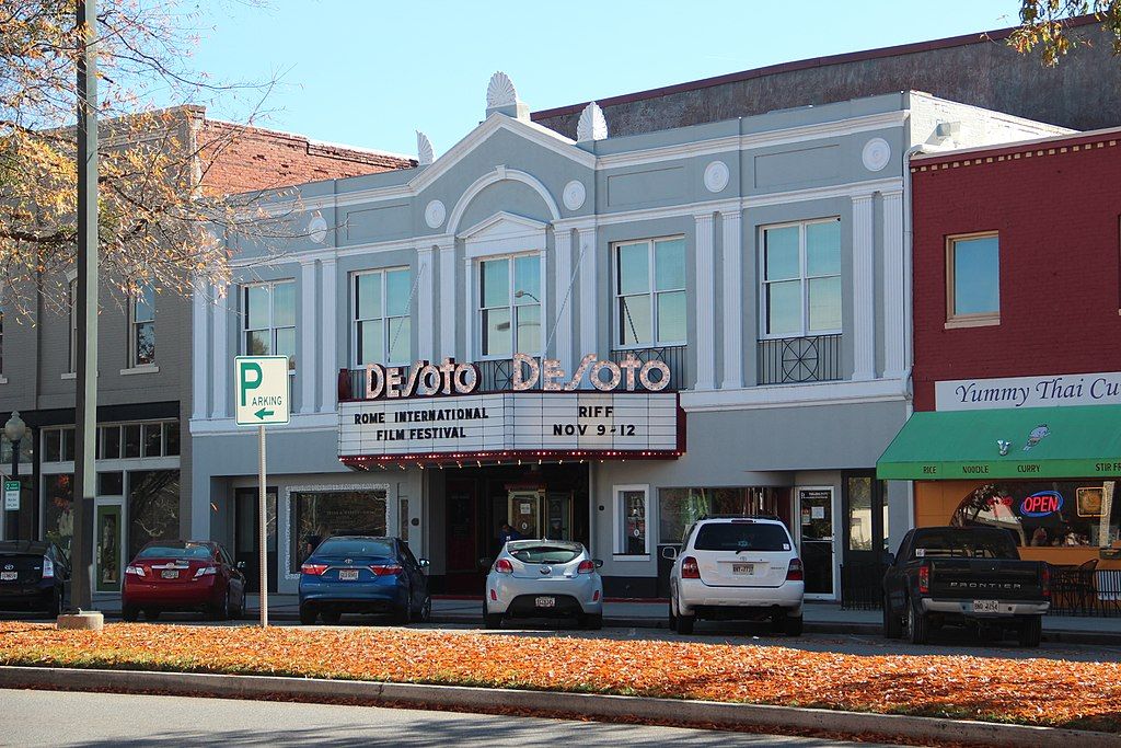 Exterior of the Historic DeSoto Theatre