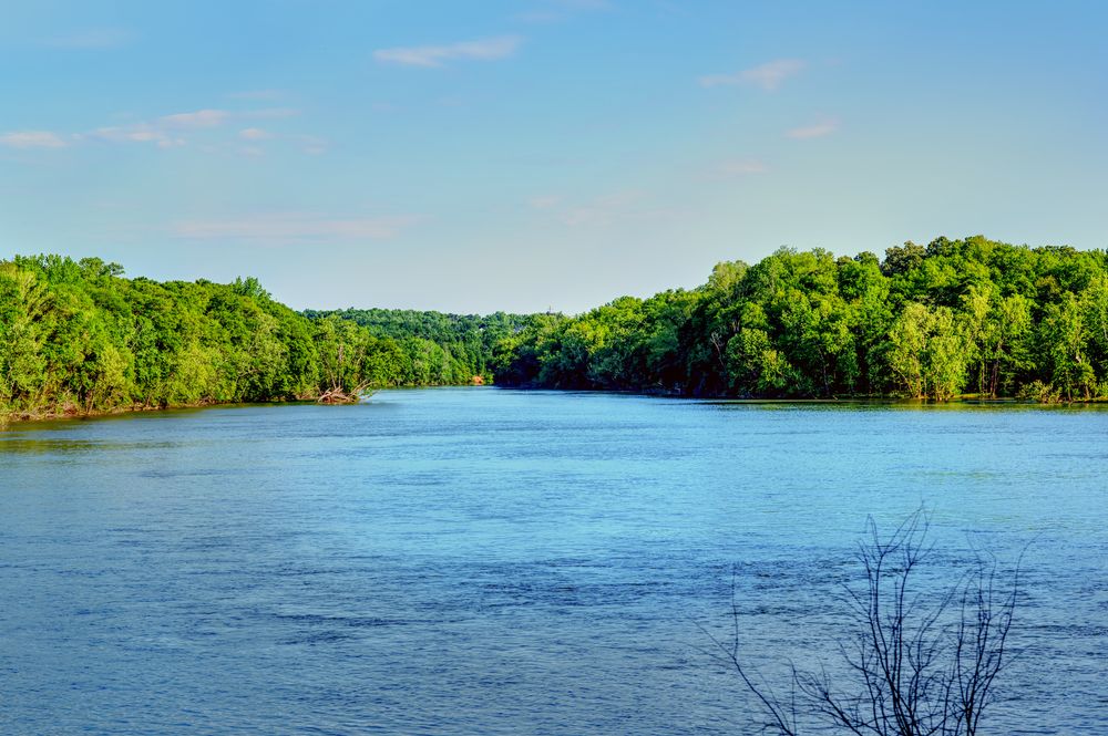 The waters of Catawba River