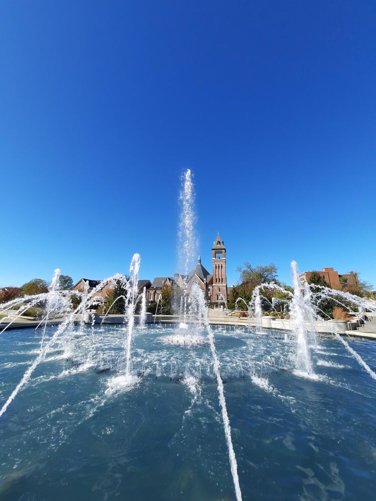 Water fountain at Downtown Rock Hill