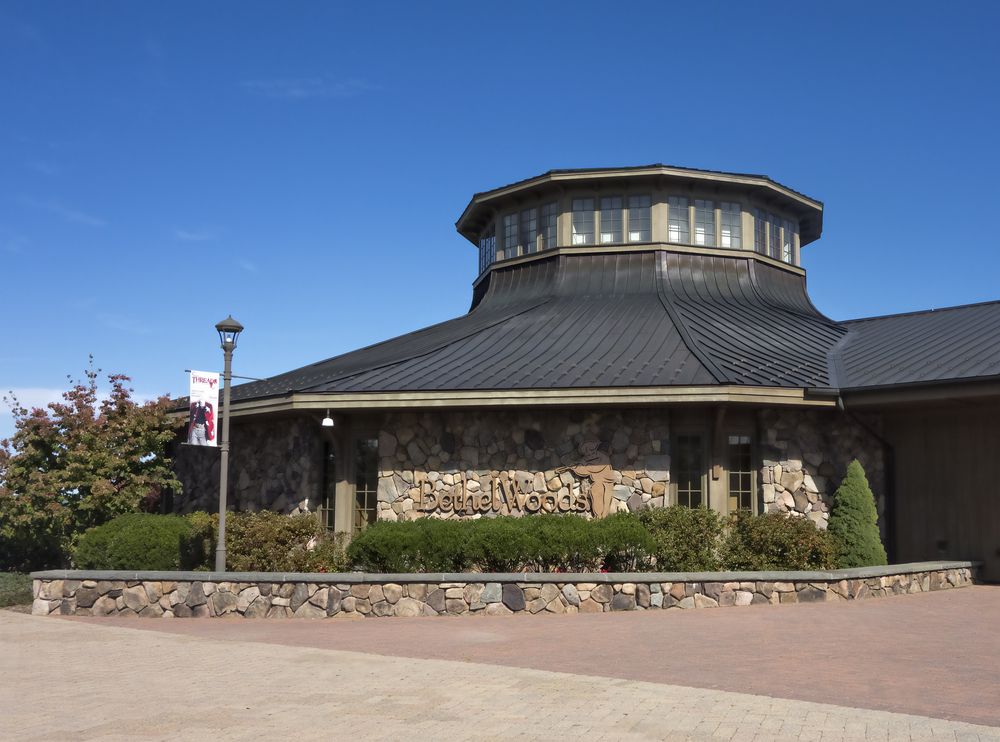 Building sign of Museum at Bethel Woods