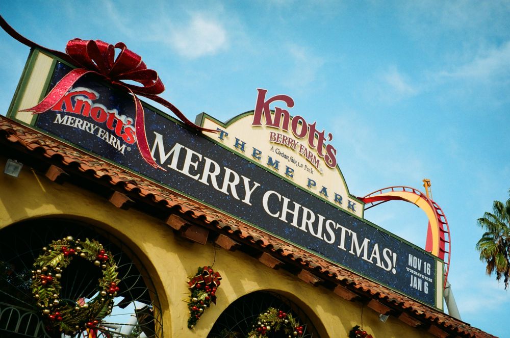Signage of Knott's Berry Farm