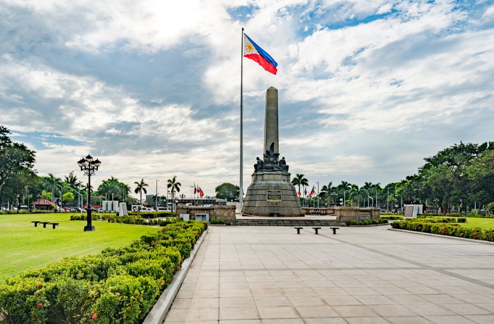Rizal Park in Manila