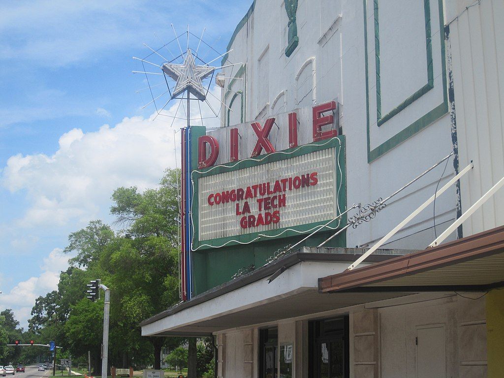 Marquee of Dixie Center for the Arts