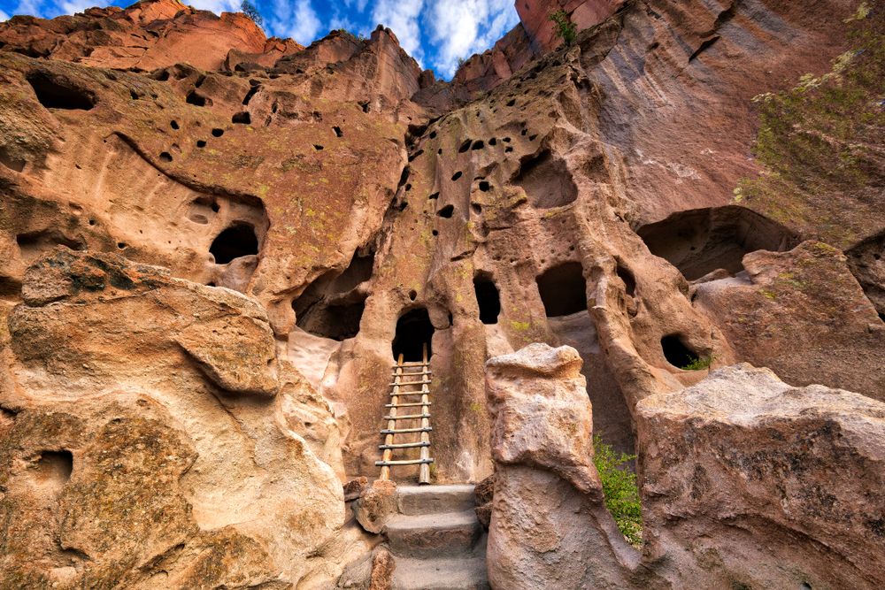 Cliff dwellings at Bandelier National Monument