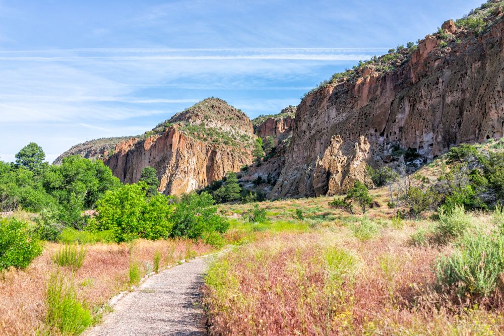 Trail at Bandelier National Monument