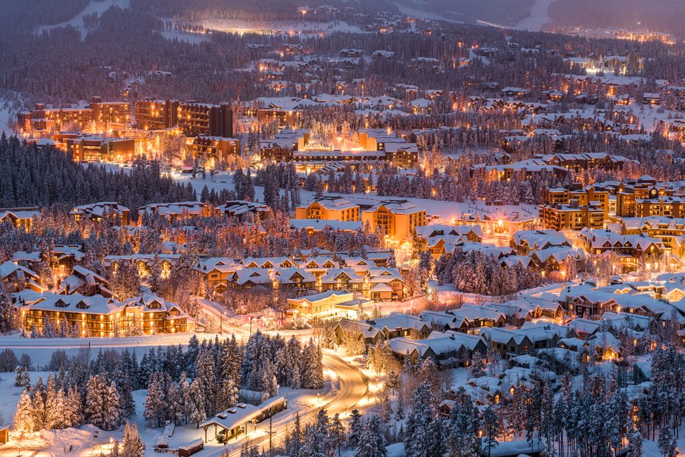 Aerial view of Breckenridge