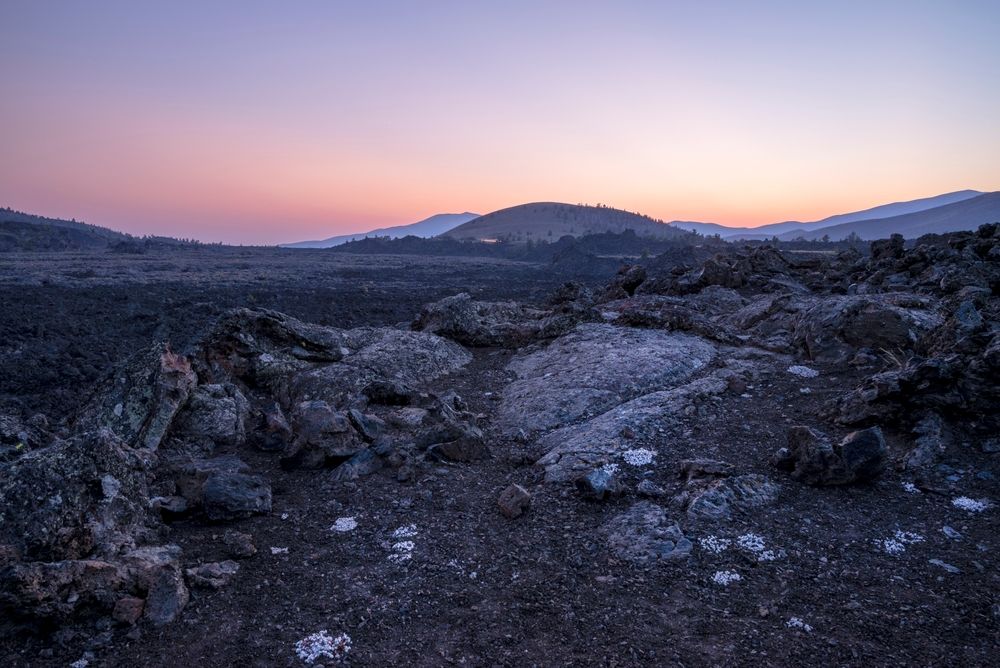 Lava field at Craters of the Moon National Monument