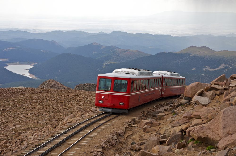 Railcar at Pikes Peak