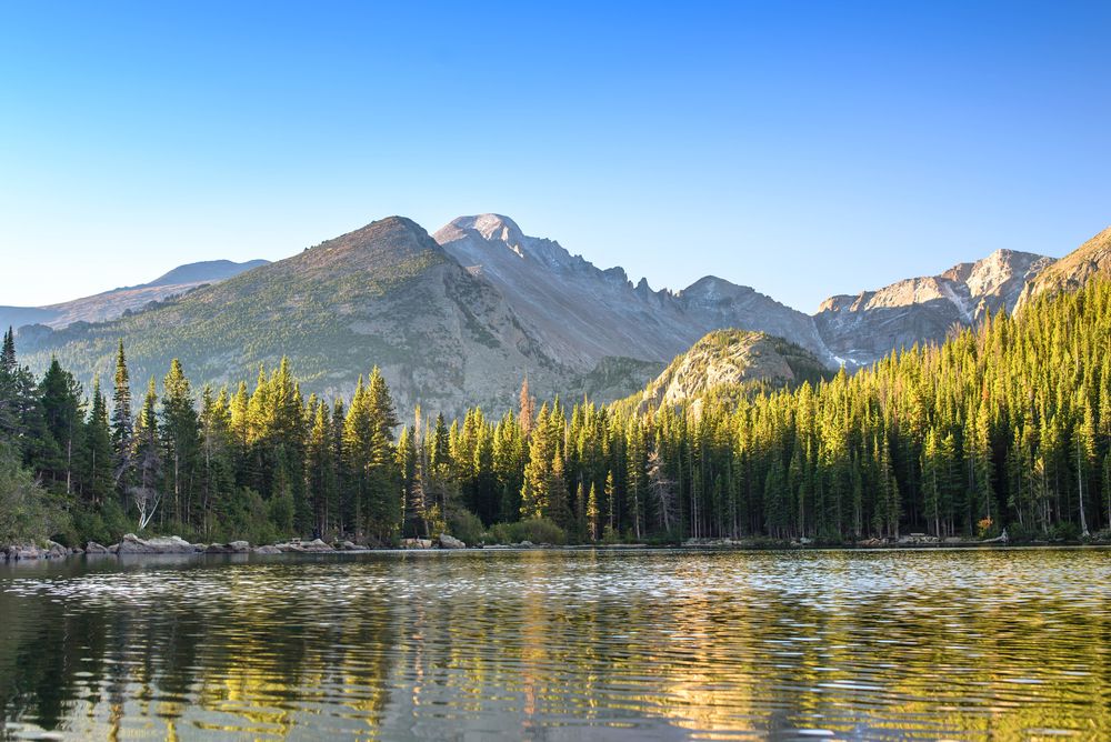 Bear lake at Rocky Mountain National Park