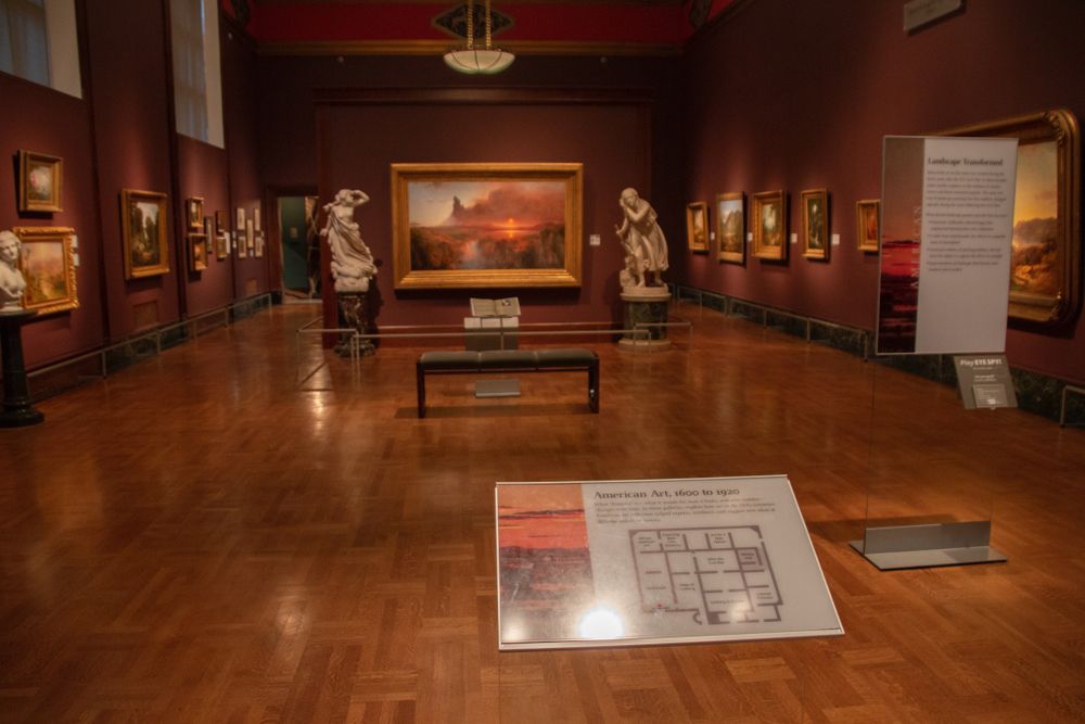 Interior of the Detroit Institute of Arts