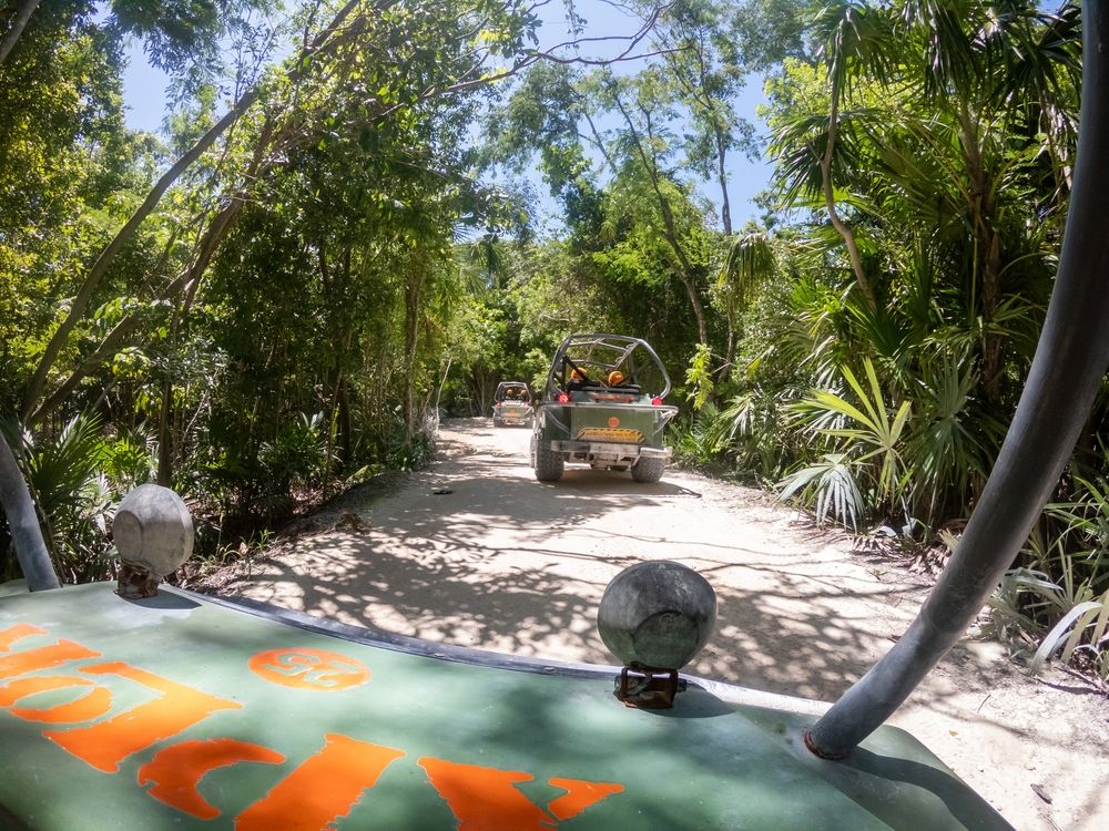 Riding Amphibious vehicles at Riviera Maya