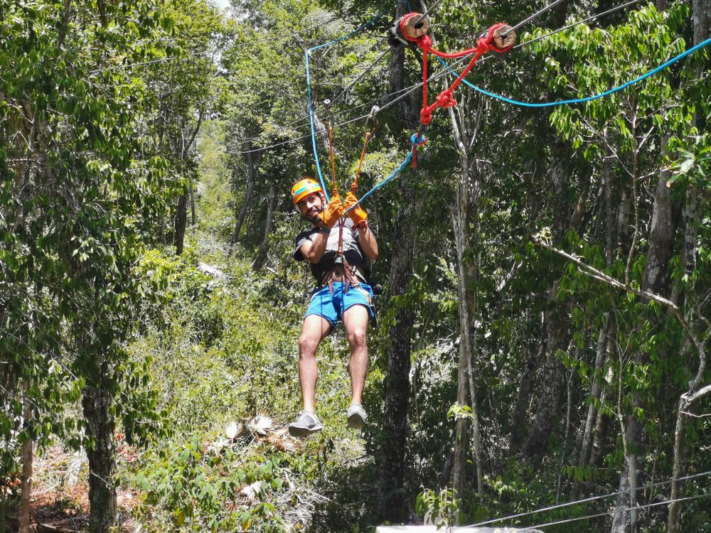 Zip Line at Riviera Maya