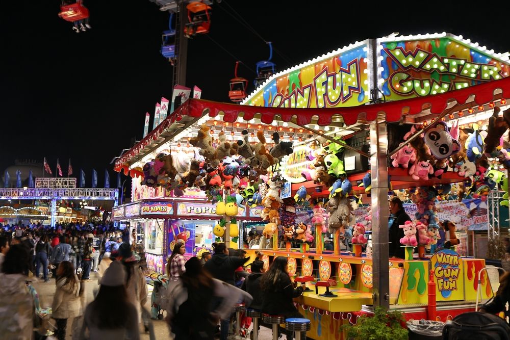 Carnival games at North Carolina State Fair