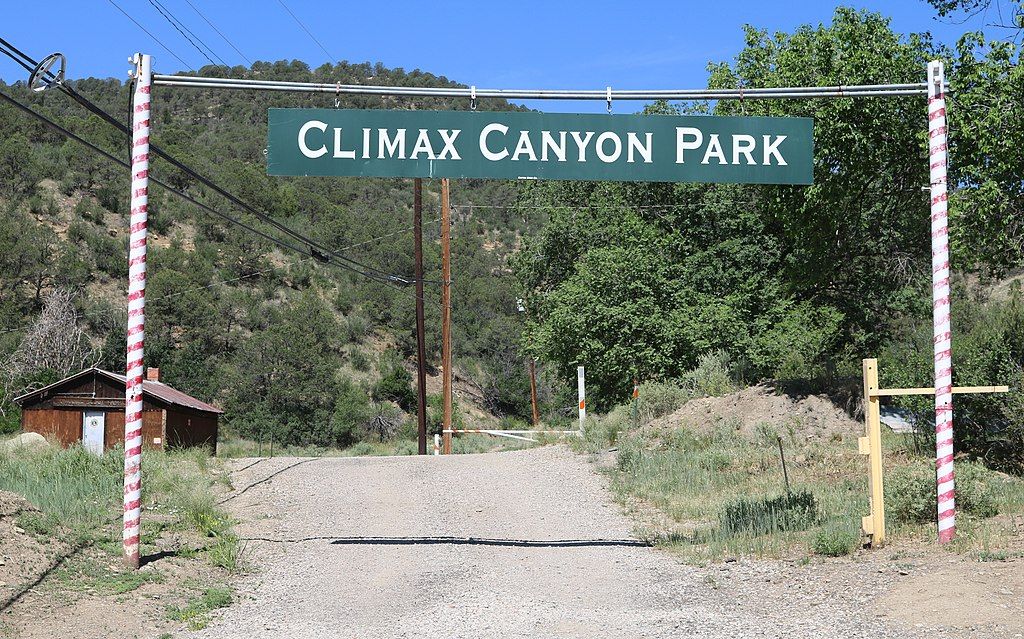 Entrance to the Climax Canyon Park