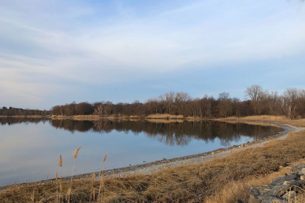 The waters of Edith G. Read Wildlife Sanctuary