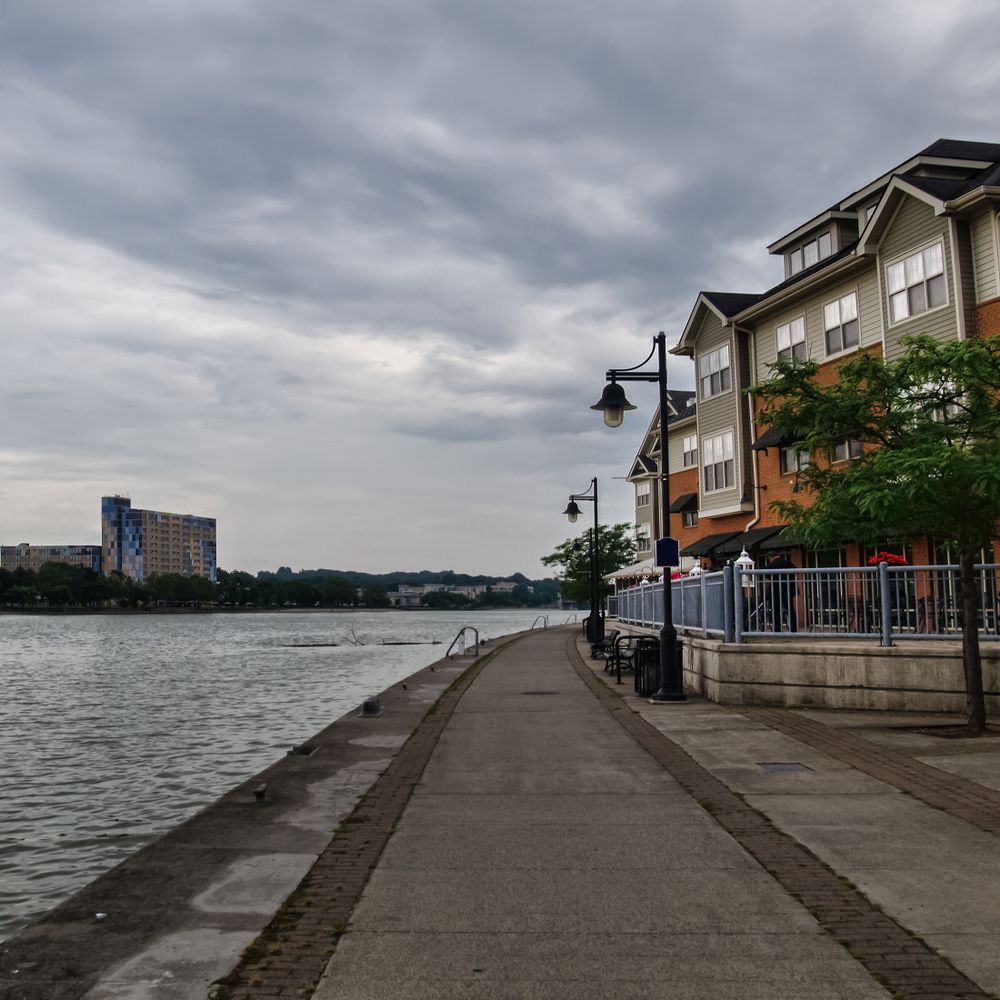 View of the river from Genesee Riverway Trail