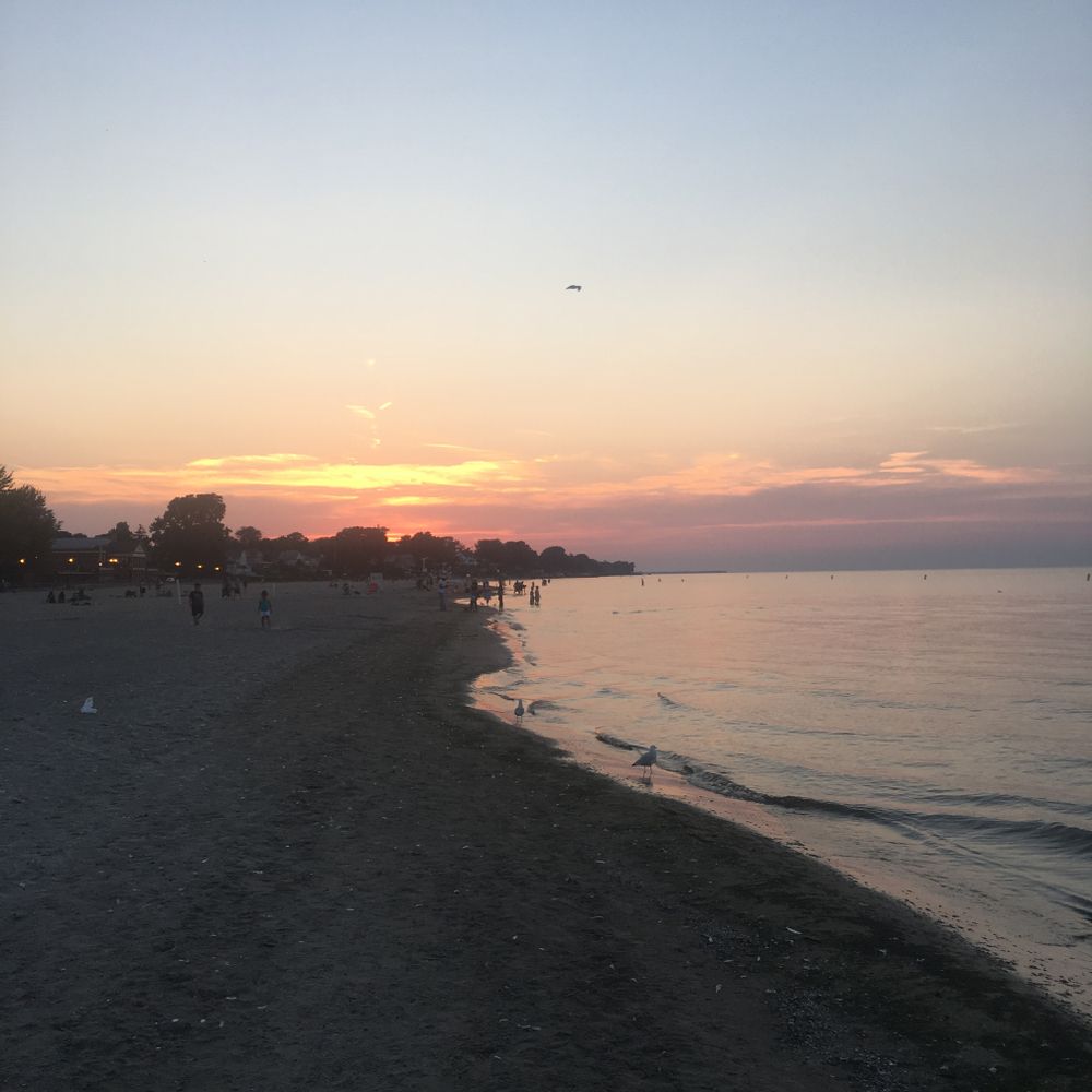 Sunset at Ontario Beach Park
