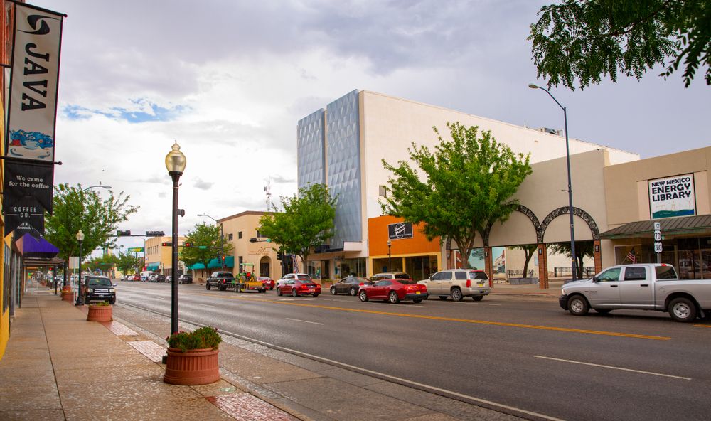 Buildings along Downtown Roswell