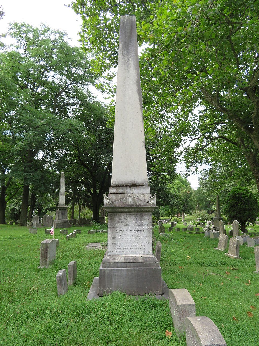 Memorial at Charles Evans Cemetery