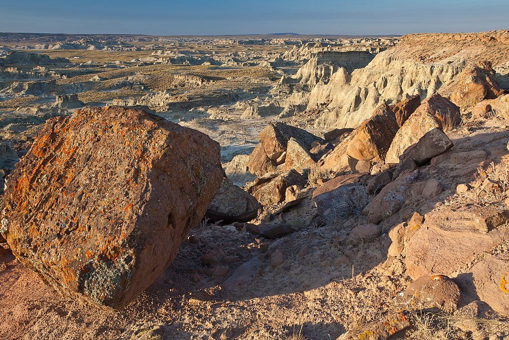Rugged landscape of Adobe Town