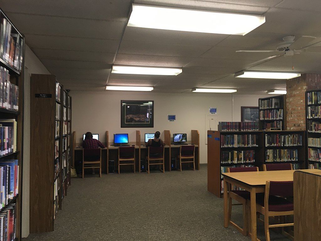 Interior of the Lucy Hill Patterson Memorial Library