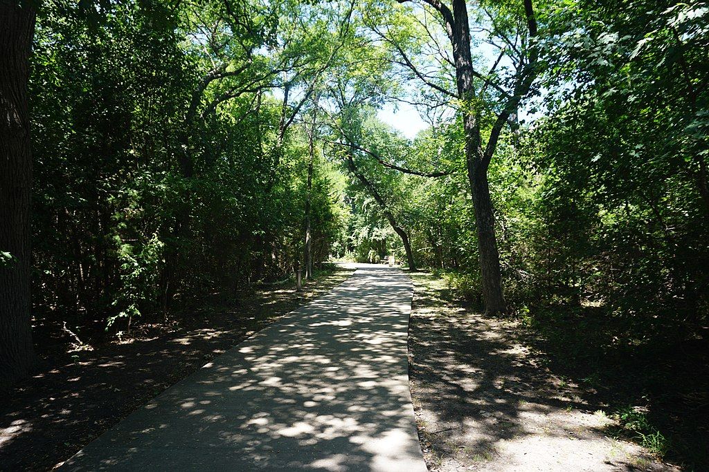 A trail at Spring Creek Nature Area