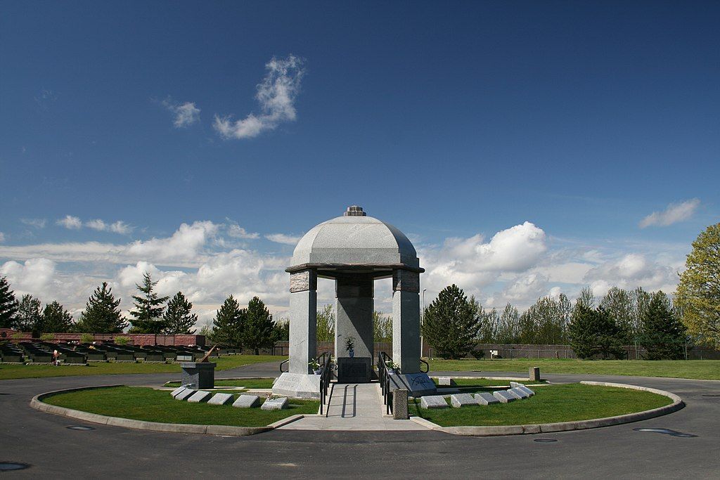The grounds of Greenwood Memorial Park and Cemetery