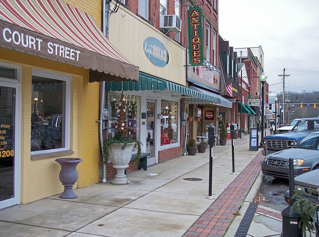 Shops along Ripley Historic District