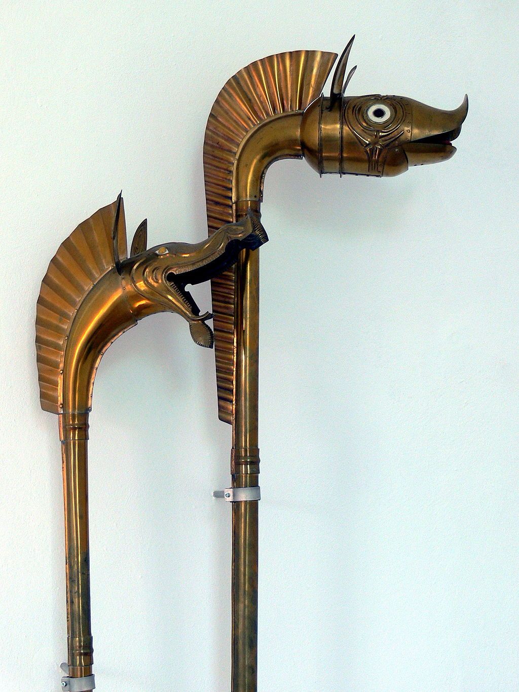 Unique-shaped music instrument in Celtic Museum
