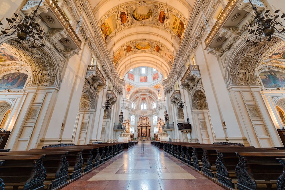 Interior of Salzburg Cathedral