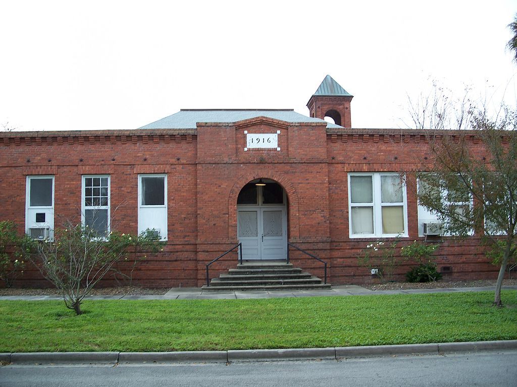 Back exterior of Sanford Grammar School