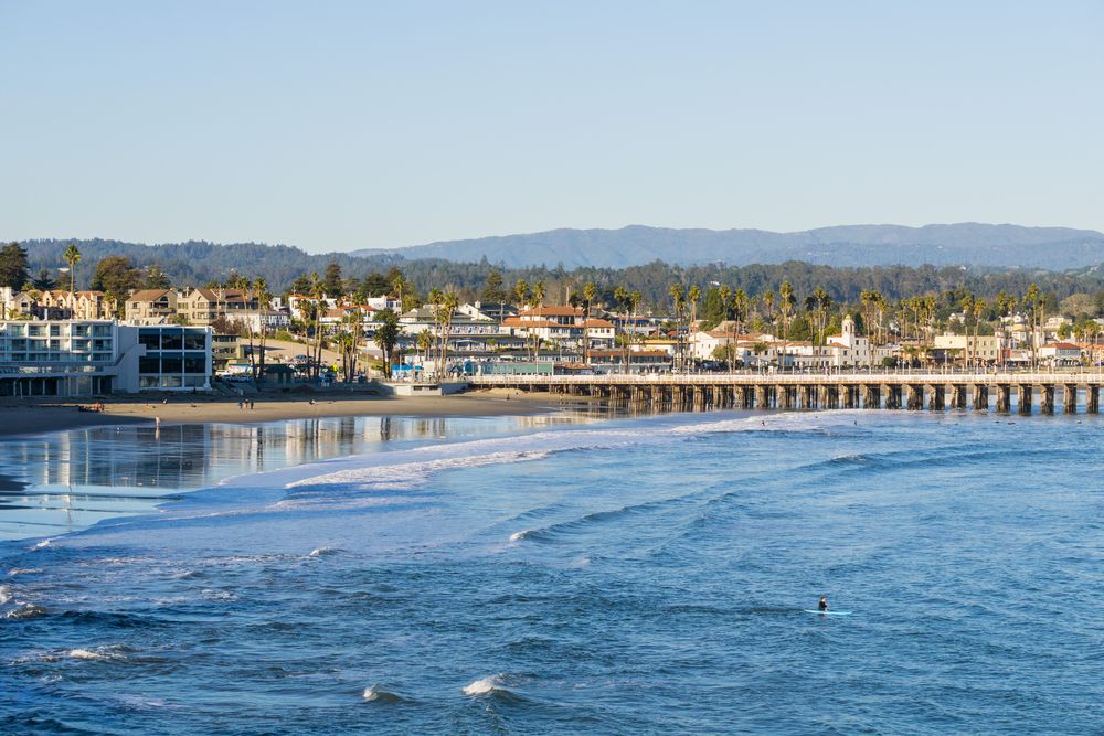 View of Santa Cruz Wharf