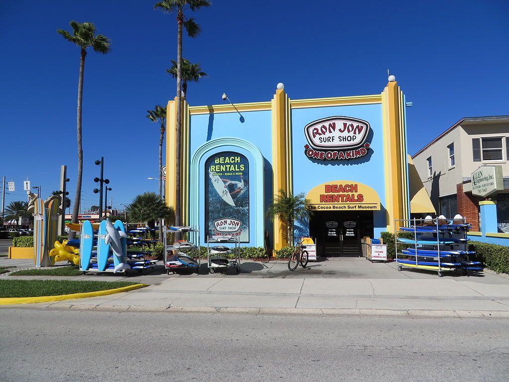 Exterior of the Florida Surf Museum.