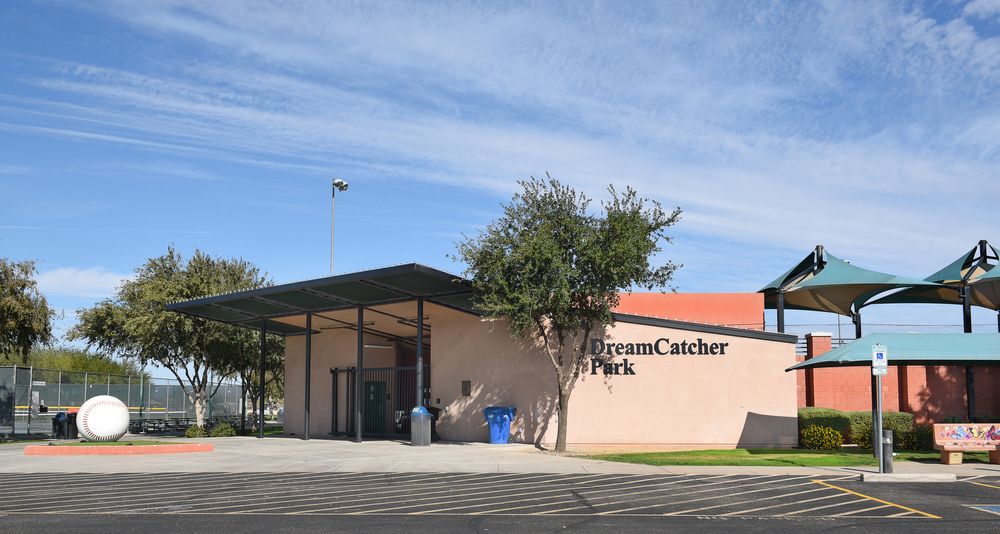 A building at Dreamcatcher Park