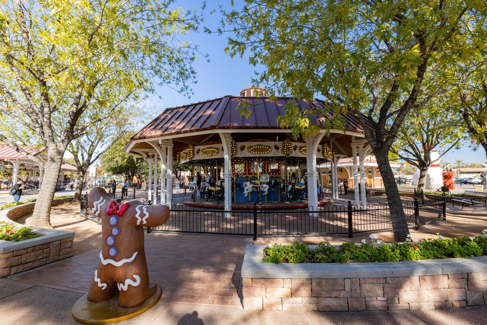 A carousel at McCormick-Stillman Railroad Park
