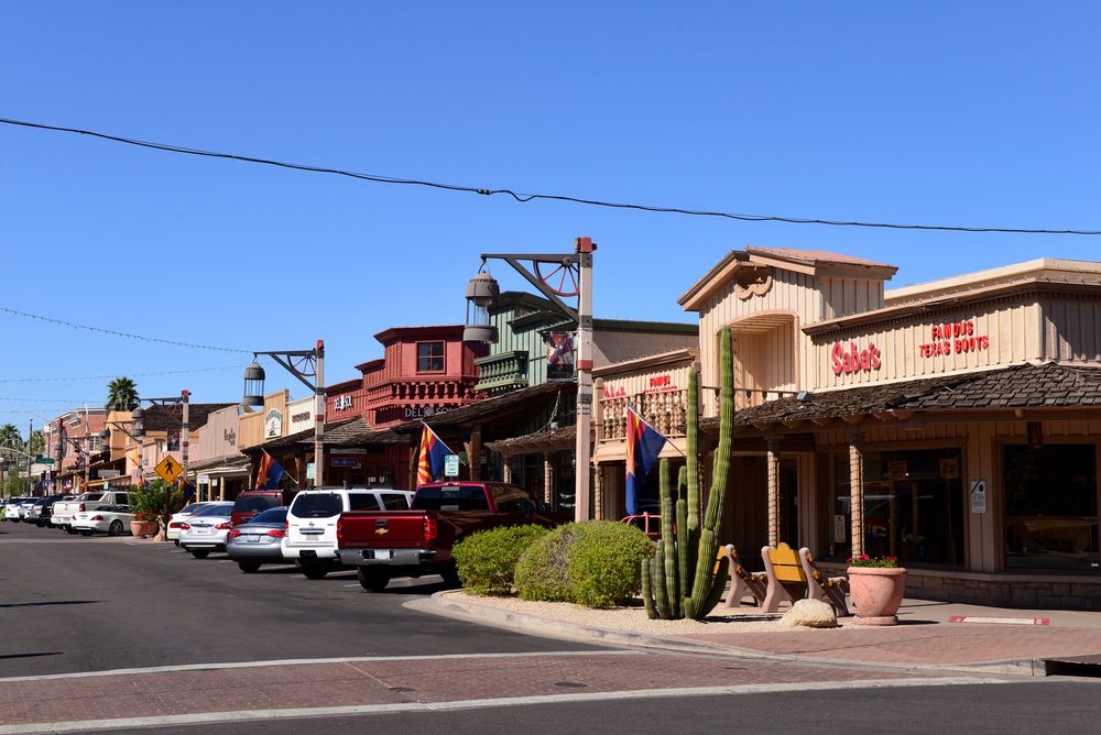 Buildings along Old Town Scottsdale