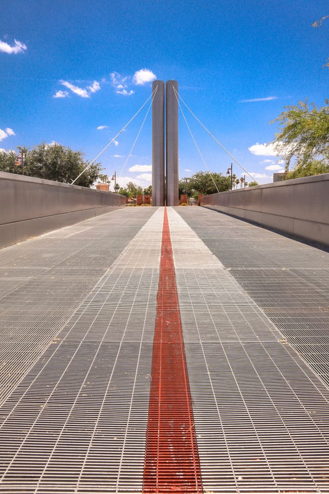 Pathway of Soleri Bridge and Plaza