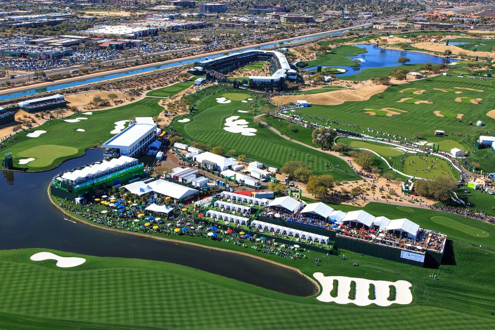 Aerial view of TPC Scottsdale