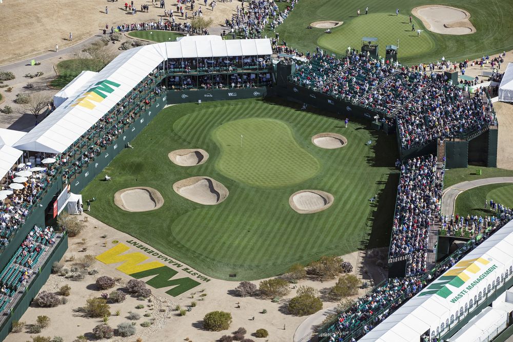 A stadium at TPC Scottsdale