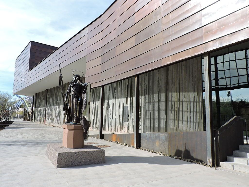 Statue on the grounds of Western Spirit: Scottsdale's Museum of the West