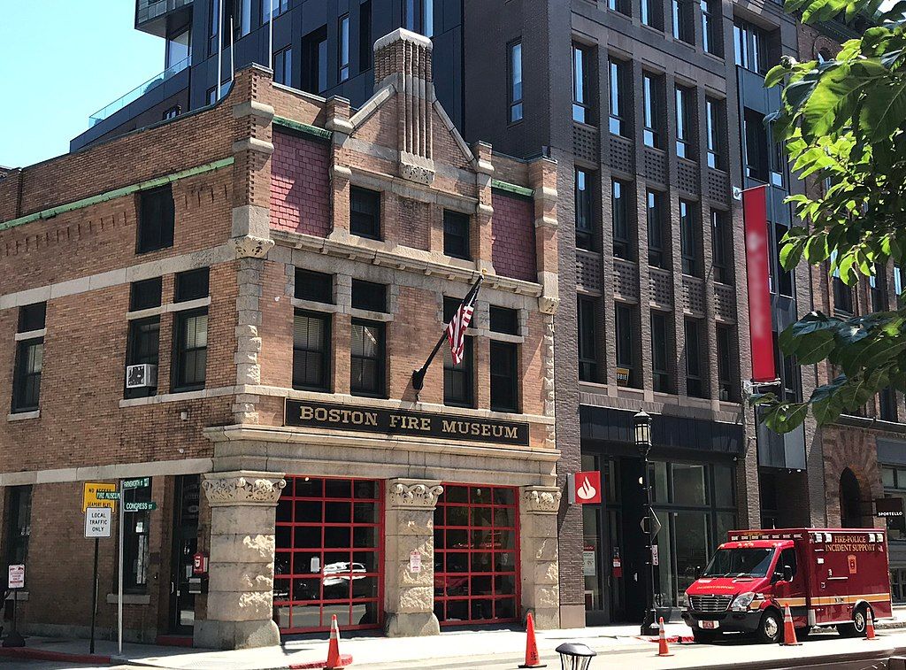 Exterior of the Boston Fire Museum