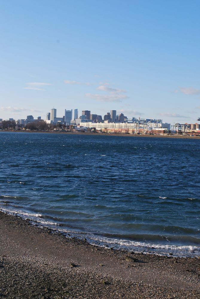 The beach of Castle Island
