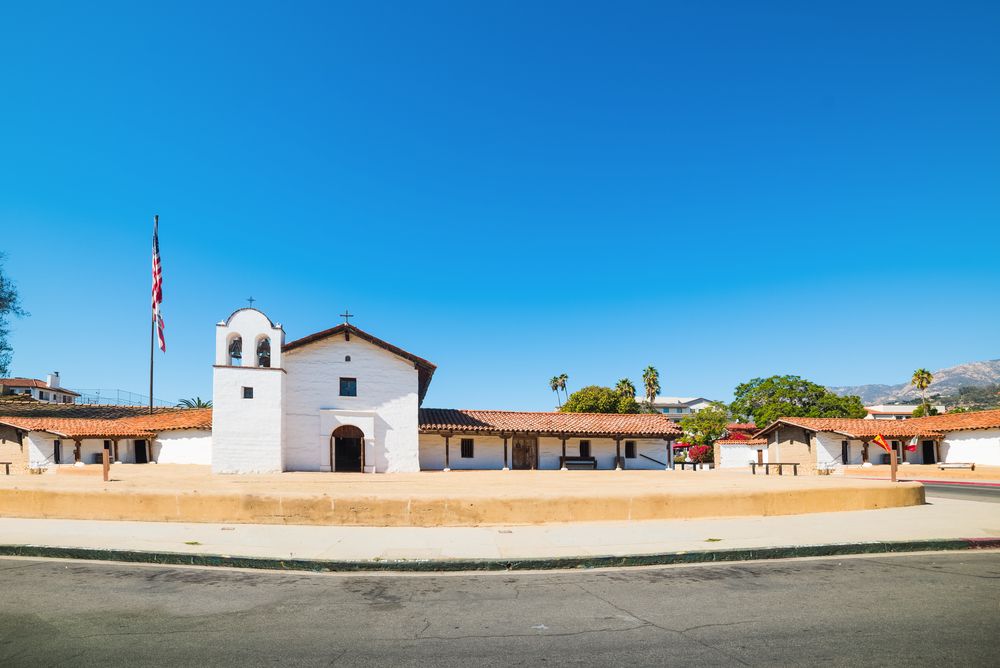 Exterior of El Presidio de Santa Bárbara State Historic Park