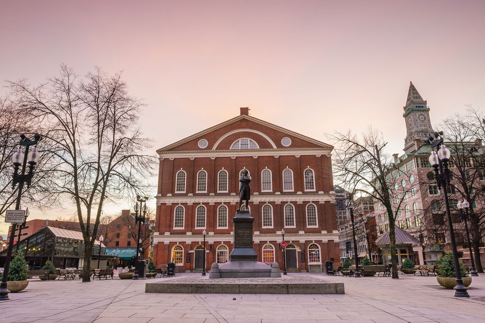 Faneuil Hall along the Freedom Trail