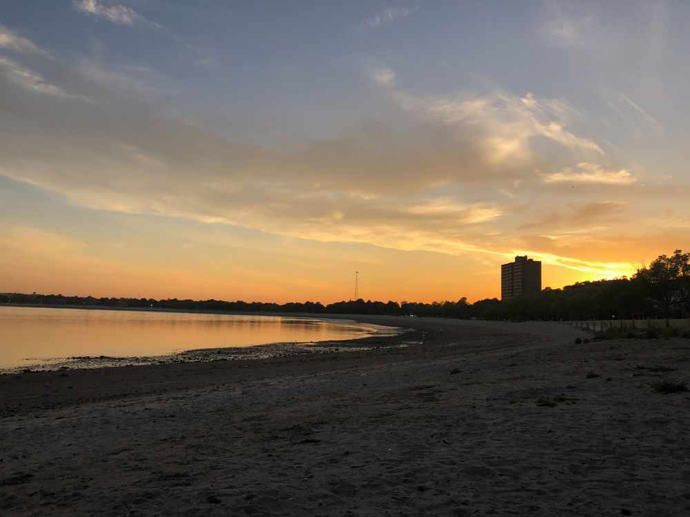 Sunset at M Street Beach