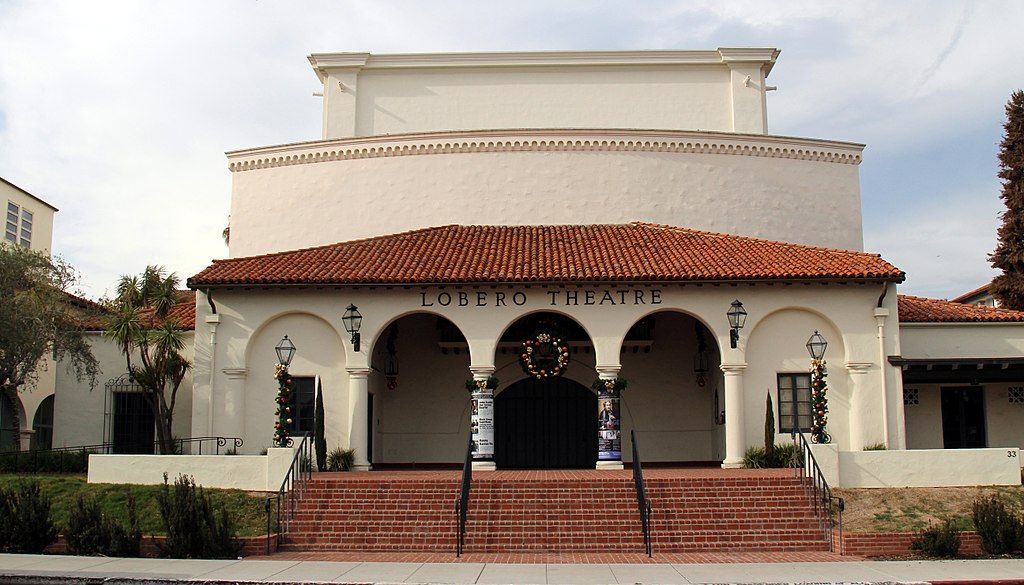 Exterior of the Lobero Theater