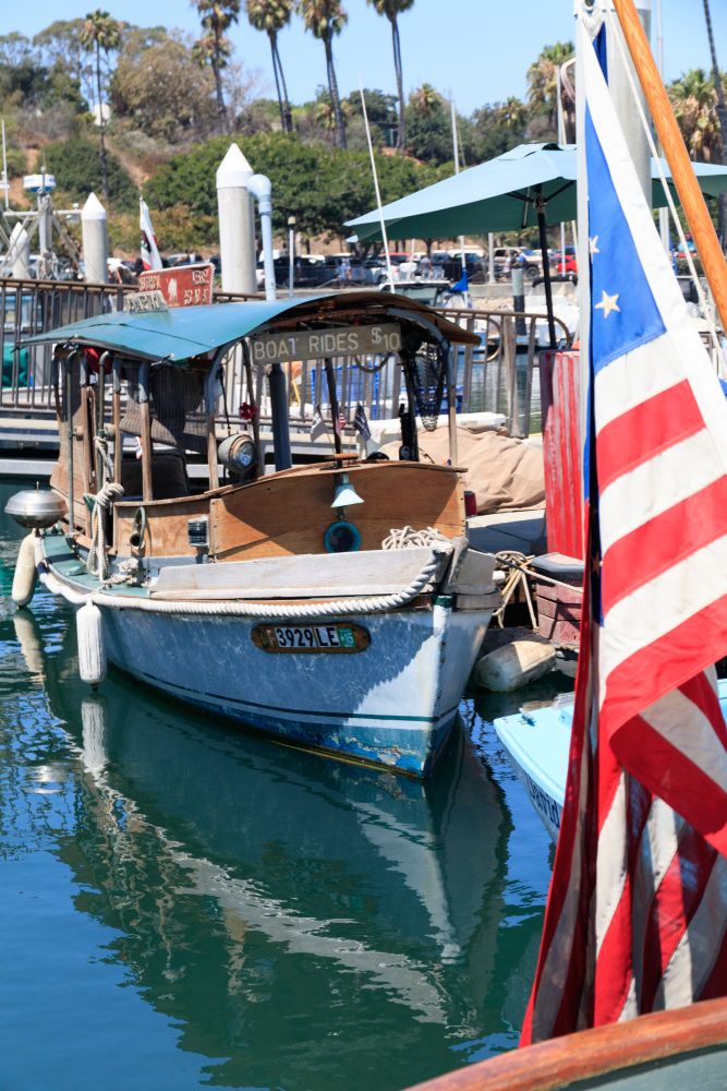 Boat docked at Santa Barbara Maritime Museum