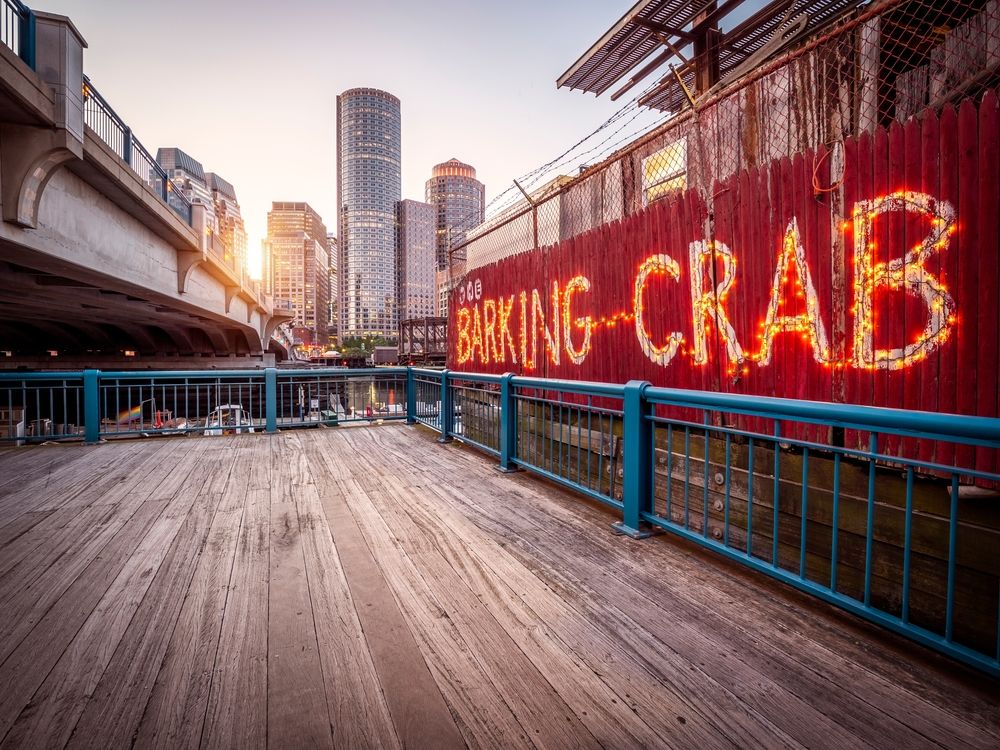 Signage of The Barking Crab