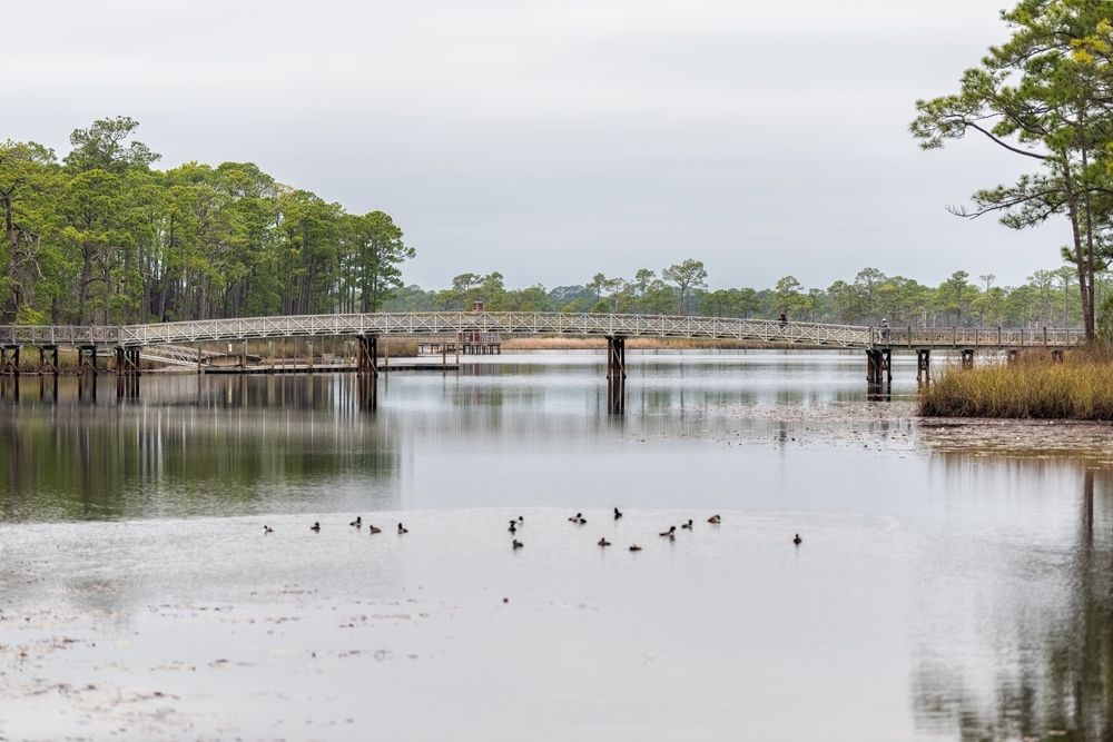 The waters of Western Lake Park