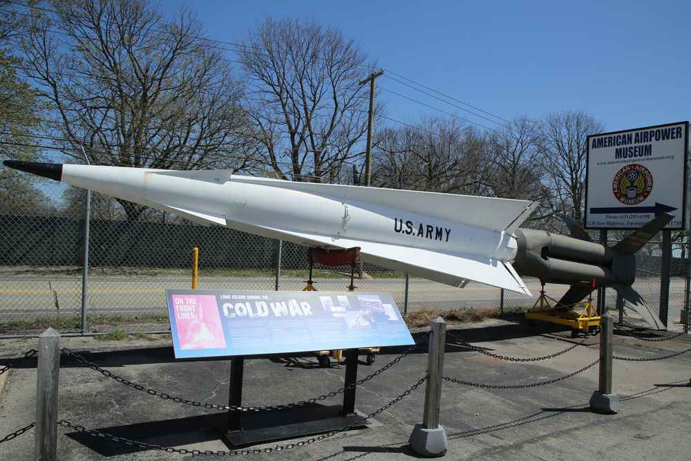 Missile displayed at the American Airpower Museum